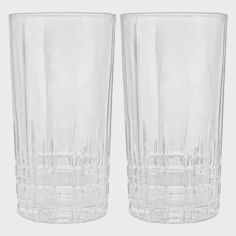 Jogo de Copos de Cristal Transparente Calcutá 370ml 2 peças - Lyor