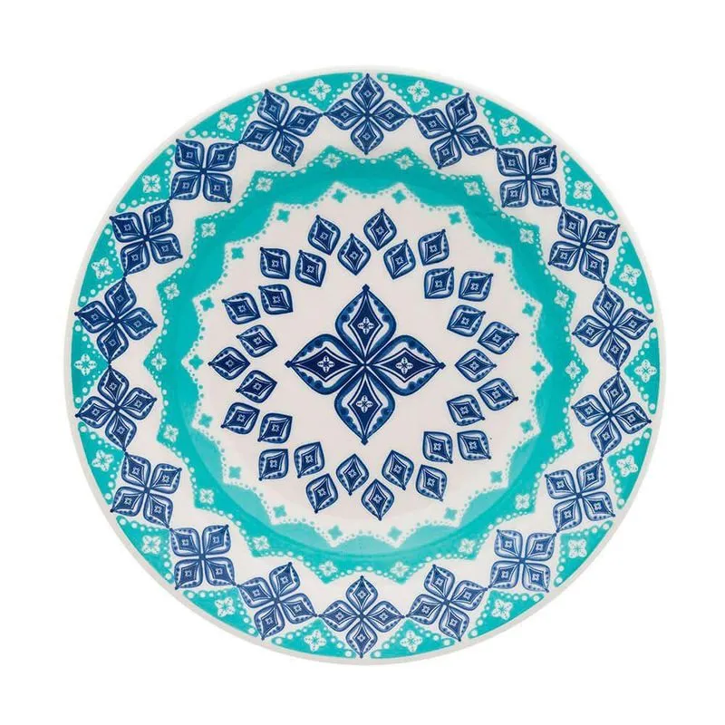 Prato de Porcelana Fundo Lola 21,5cm 1 Peça - Oxford Biona
