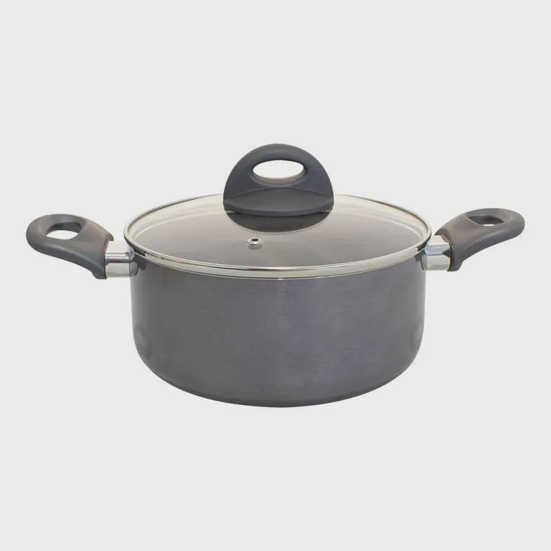 Caçarola Antiaderente Cerâmica Ceramic Life Smart Plus Cinza 22cm - Brinox