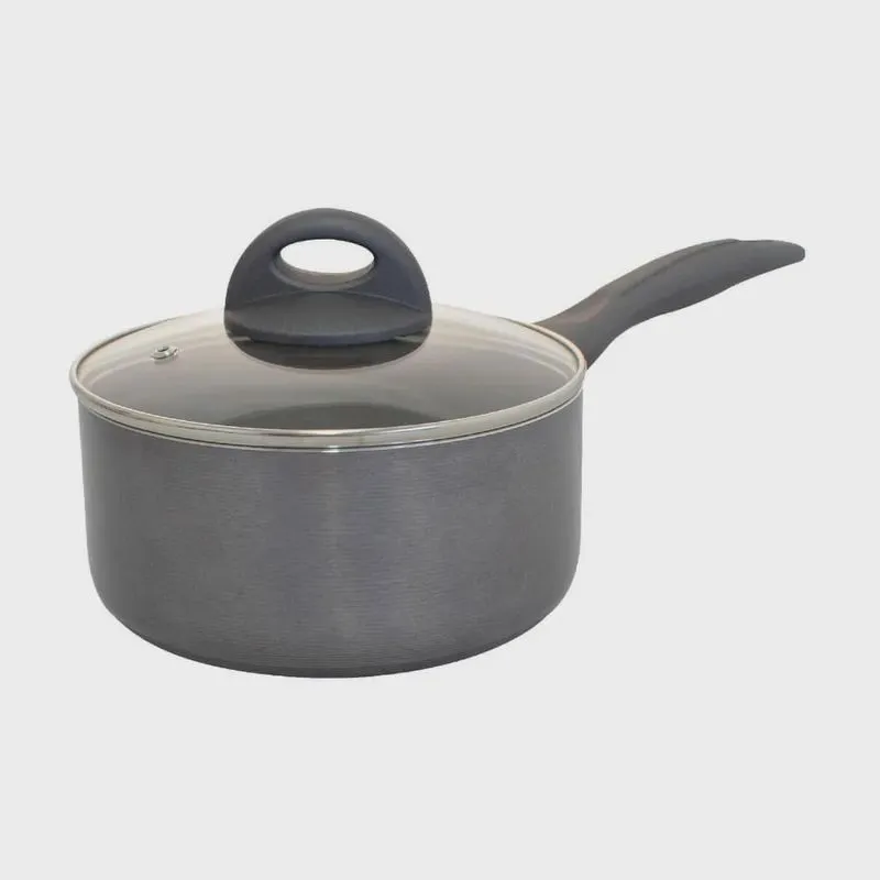 Panela Antiaderente Cerâmica Ceramic Life Smart Plus Cinza 16cm - Brinox