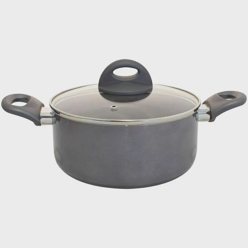 Caçarola Antiaderente Cerâmica Ceramic Life Smart Plus Cinza 24cm - Brinox