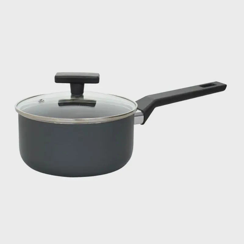 Panela Antiaderente Cerâmica Preserve Cinza 16cm - Brinox