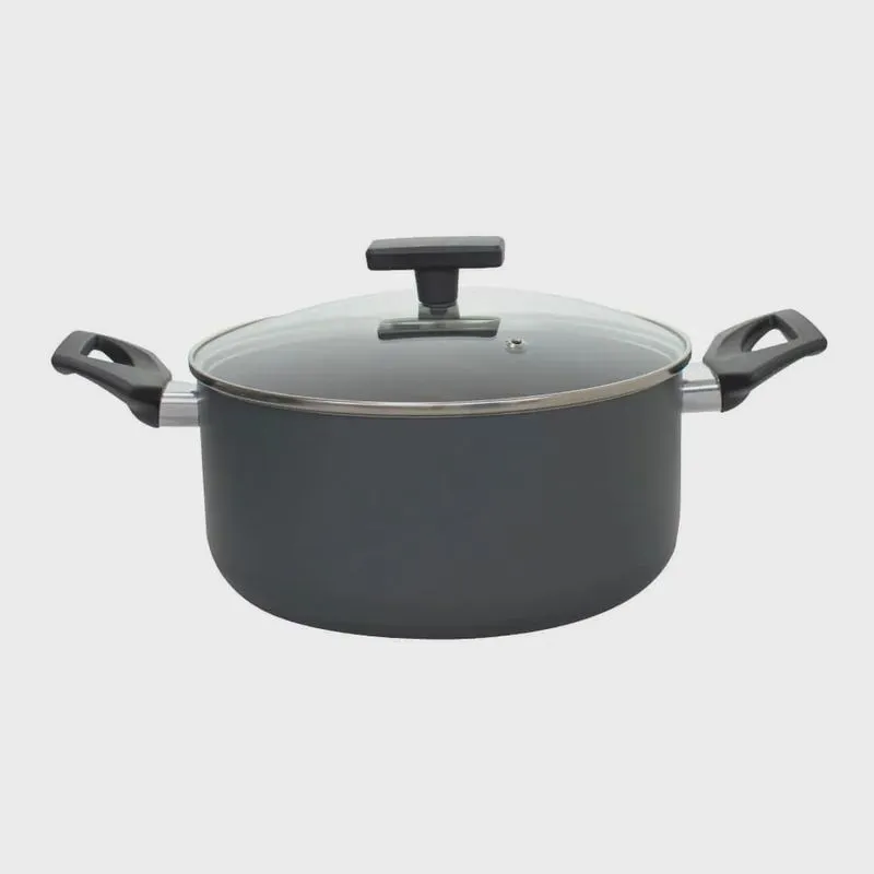 Caçarola Antiaderente Cerâmica Preserve Cinza 20cm - Brinox