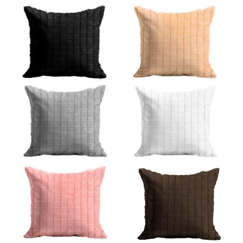 Capa Almofada Em Microfibra 42Cm X 42Cm Felpudo Rio Home