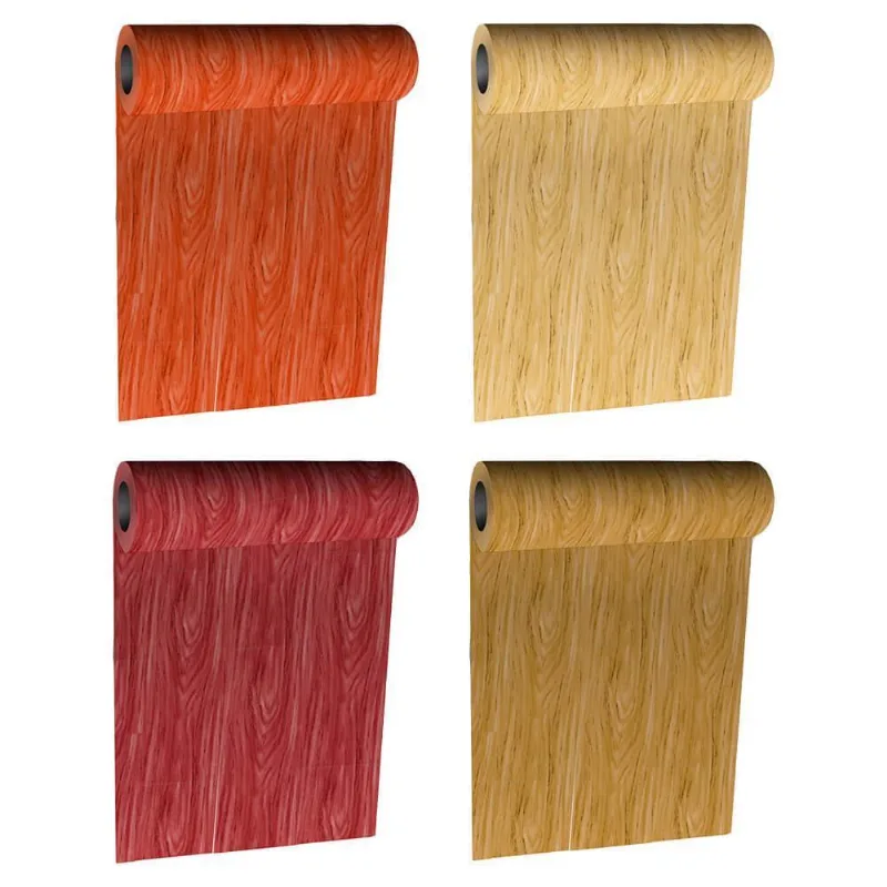 Papel Parede Adesivo Madeira Decorativo 1 Rolo 45Cm X 5M Rio