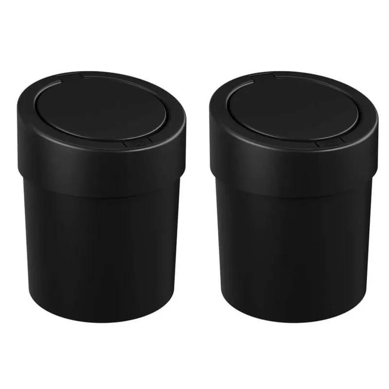 Kit Lixeiras Para Banheiro E Cozinha Press 5 Litros 2 Peças - Coza
