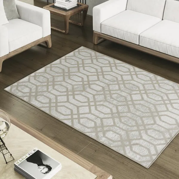 Tapete Moscou 200x240 Bege - Adomes