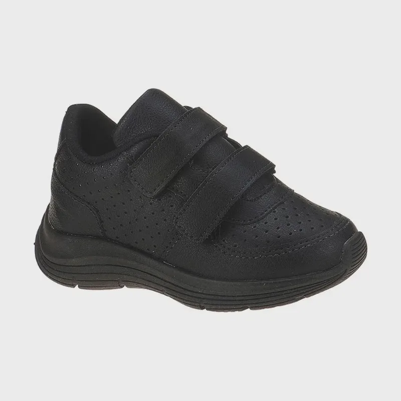 Tênis Infantil Unissex Jogging Preto Unipasso 207-02-001