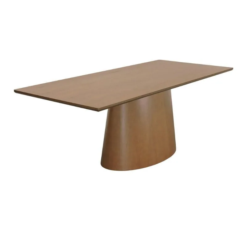 Mesa de Jantar Roma 8 Lugares Retangular Laminado Amêndoa 200x90CM