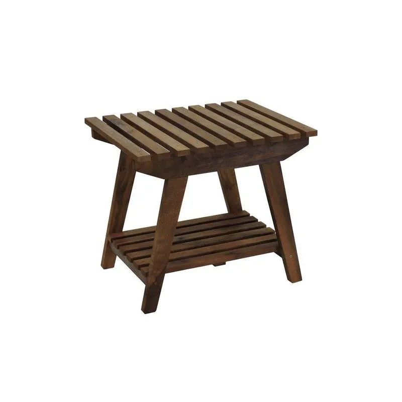 Banco Summer 1 Lugar Madeira Maciça Imbuia Stain Decorise 50cm Versátil