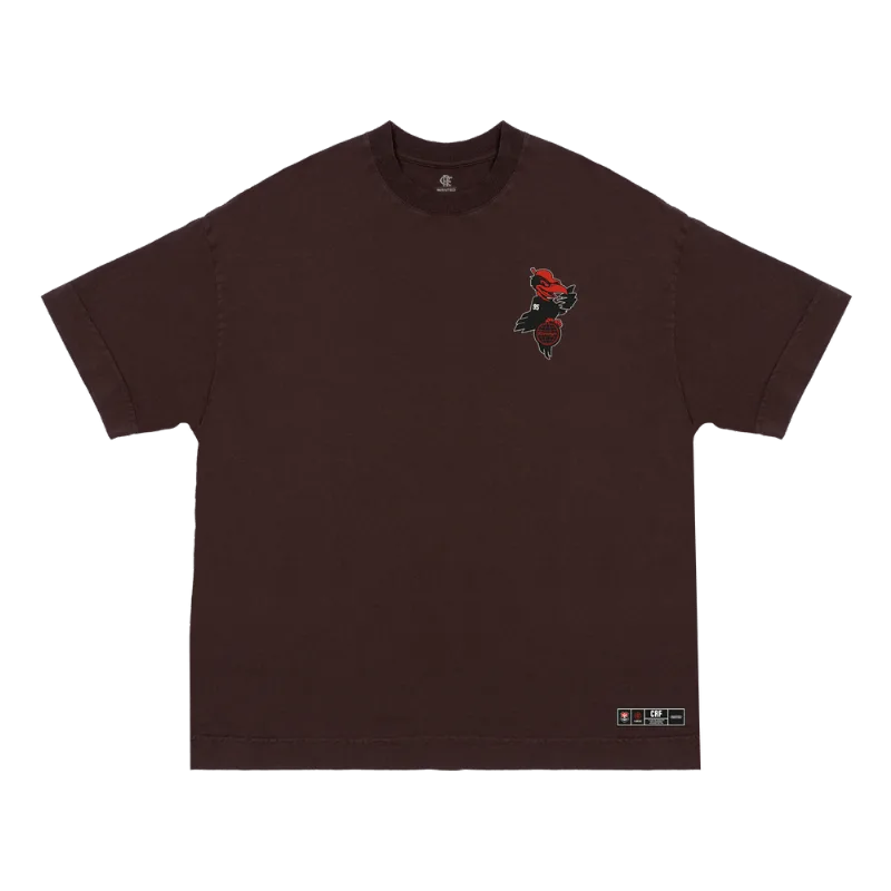 Camiseta Over box Fit - Urubão GG - CAFÉ