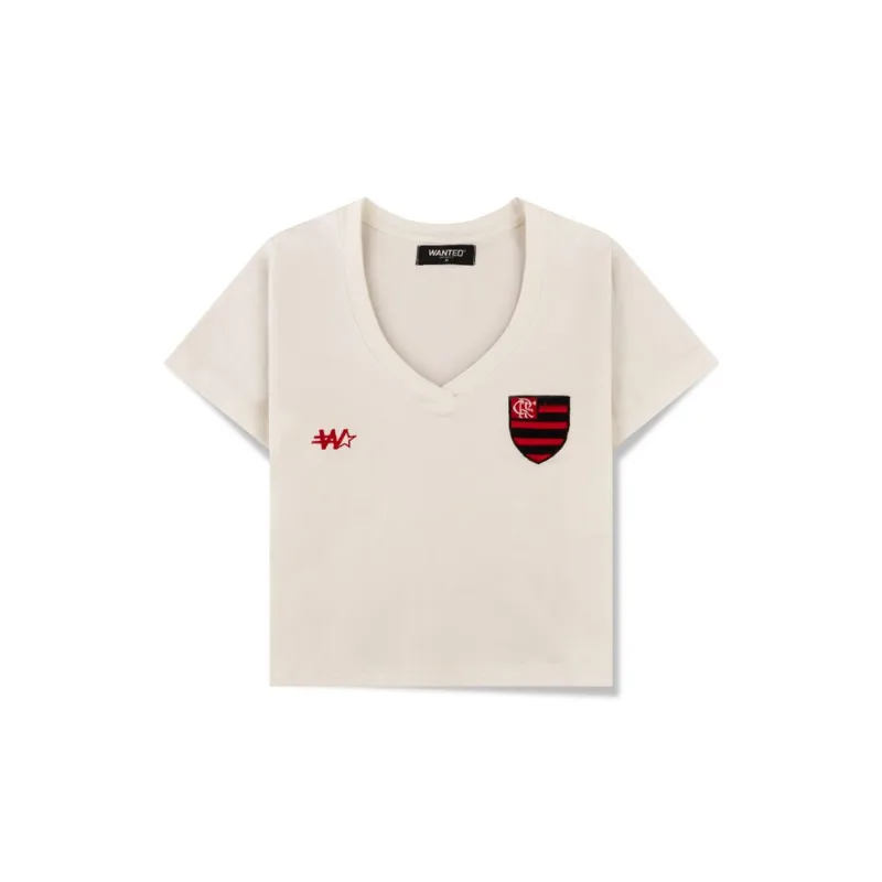 Top Feminino Flamengo A Maior do Mundo Off White – Wanted G