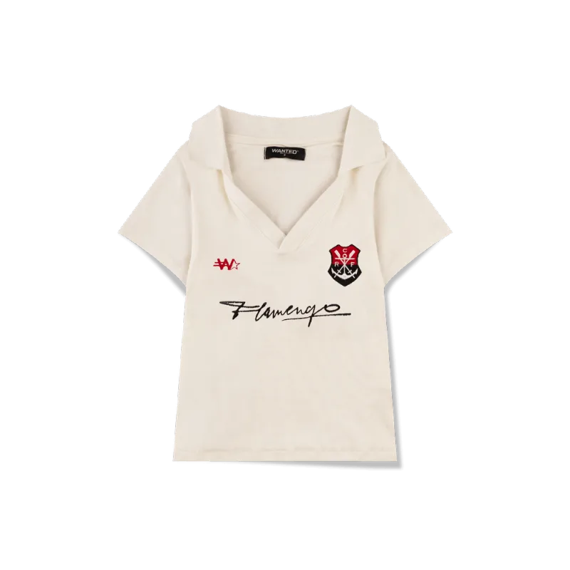Top Feminino Flamengo Tradição em Campo Off White – Wanted GG