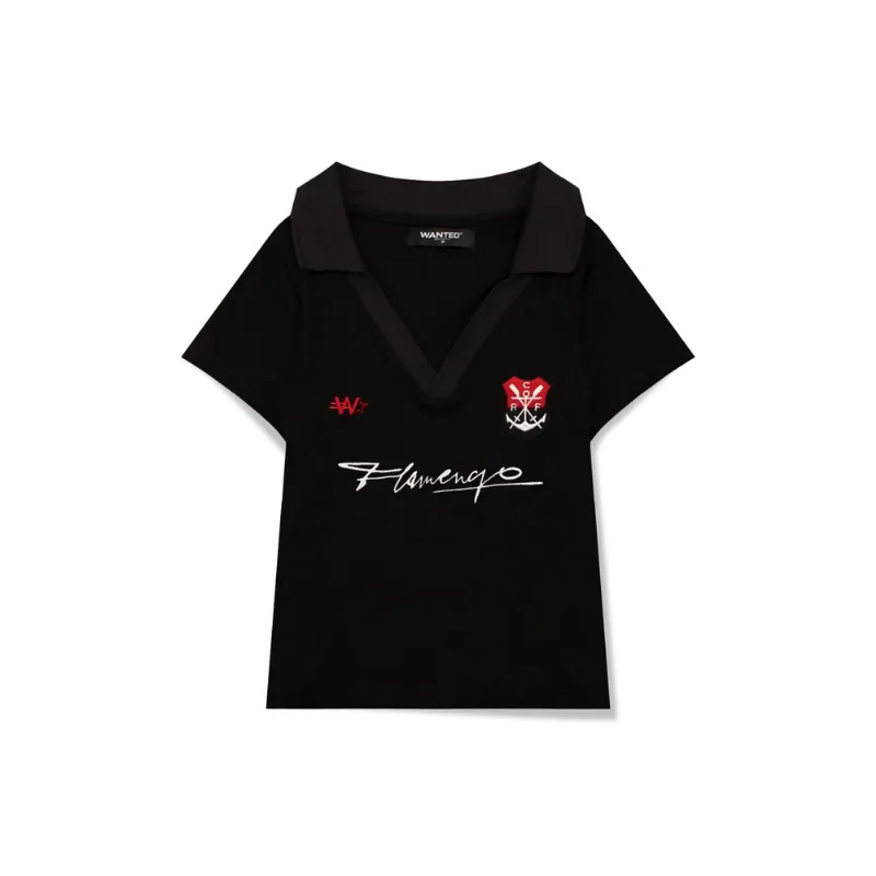Top Feminino Flamengo Tradição em Campo Preto – Wanted G
