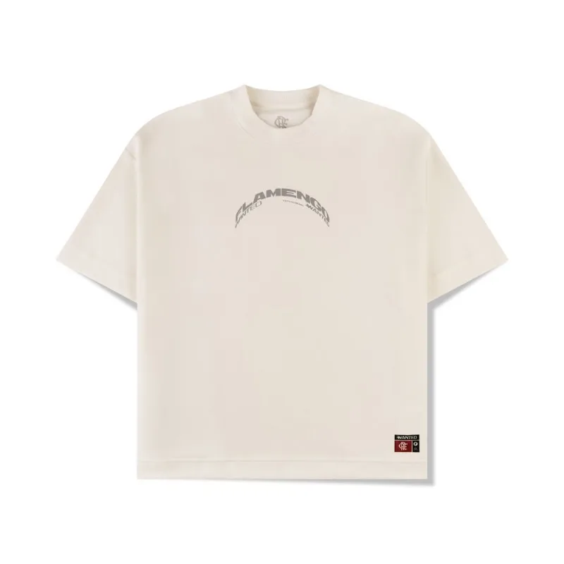 Camiseta Relaxed Fit - Tetracampeão - Off Whitte G