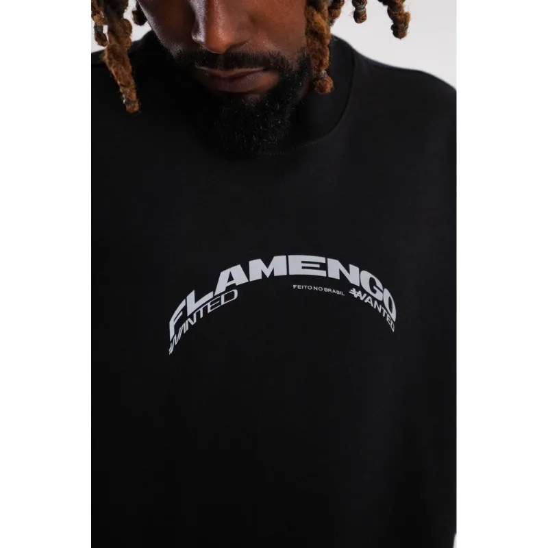 Camiseta Relaxed Fit - Tetracampeão - Preto G
