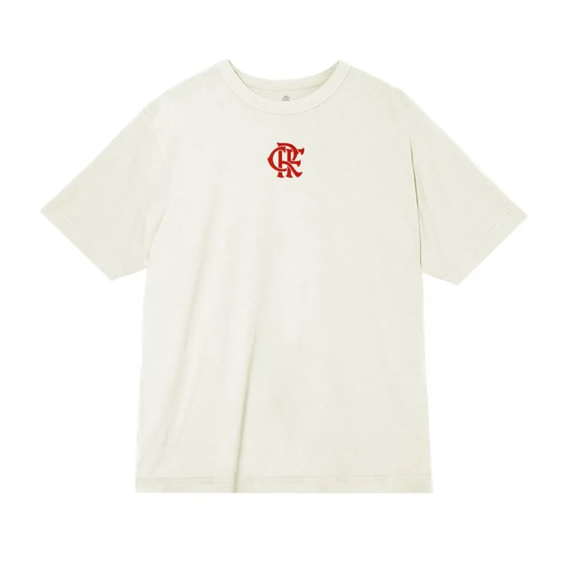 Camiseta Casual Fit - Conexão de Campeões - Off Whitte GG