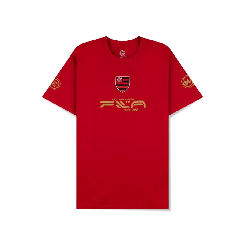 Camiseta Slim fit - A maior do Mundo - Vermelho XG