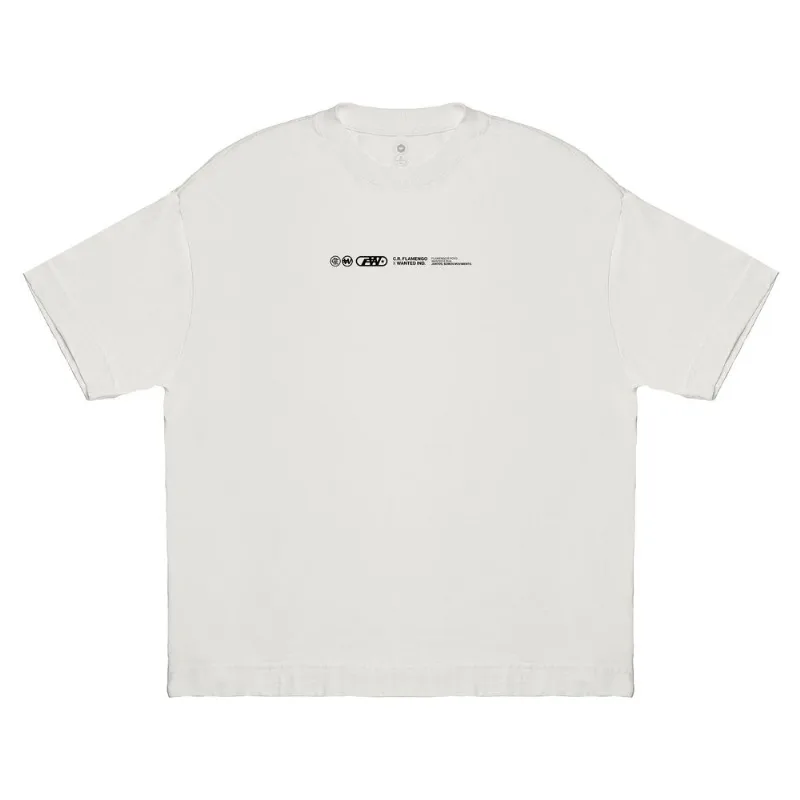 Camiseta Over Box Fit - Garra, Sangue e Raça - Off Whitte GG