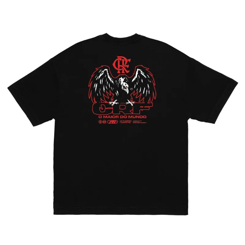 Camiseta Over Box Fit - Garra, Sangue e Raça - Preto G3