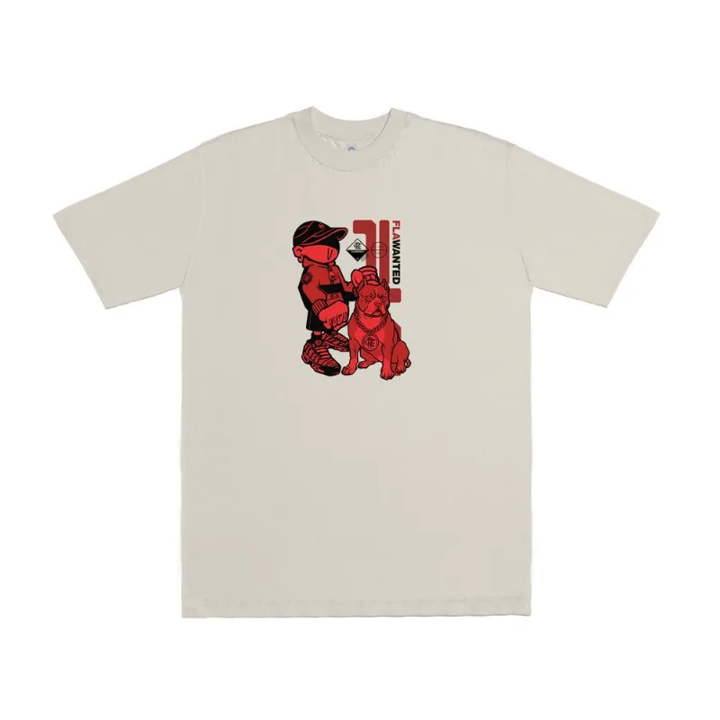 Camiseta Comfort Fit - Pitbull da Gávea - Off Whitte G3