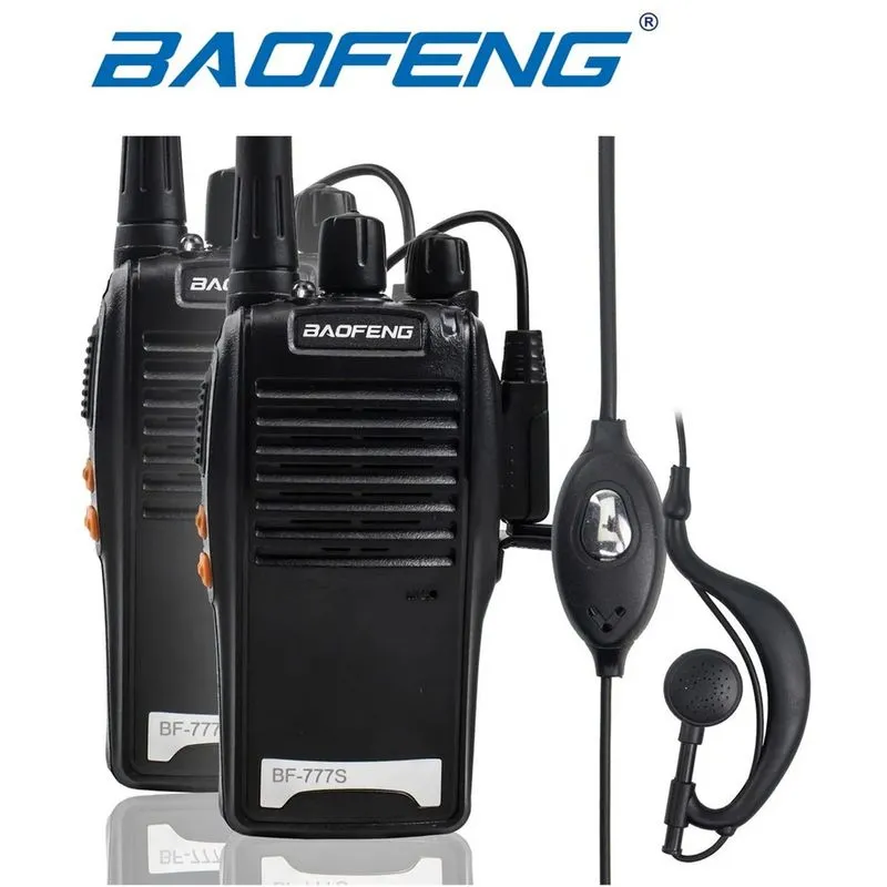 Rádio comunicador baofeng 777S uhf 16 canais
