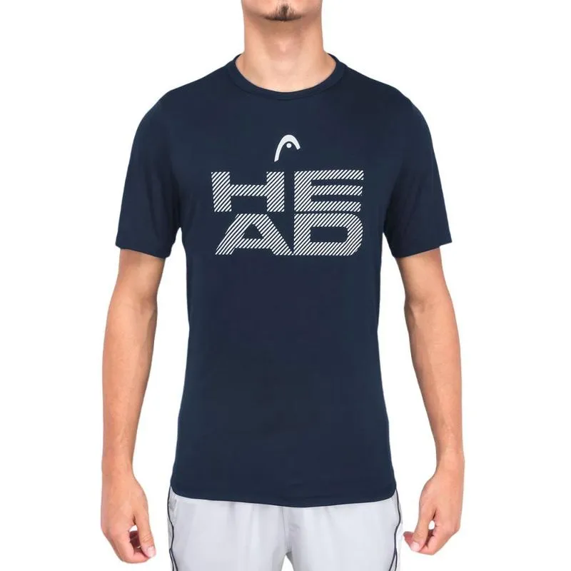 Camiseta Head Dry 2 Logo Marinho