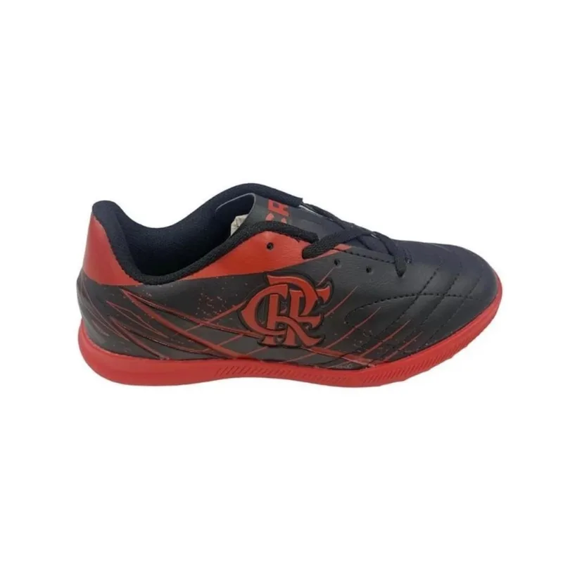 Chuteira Society Flamengo Oxn Avante 3-8340-Infantil-Preto/P/V