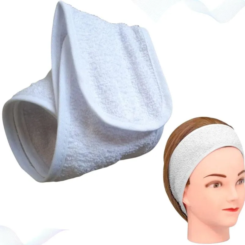 Faixa Para Cabelo Atoalhada 36 Unidades (branca) Skin Care