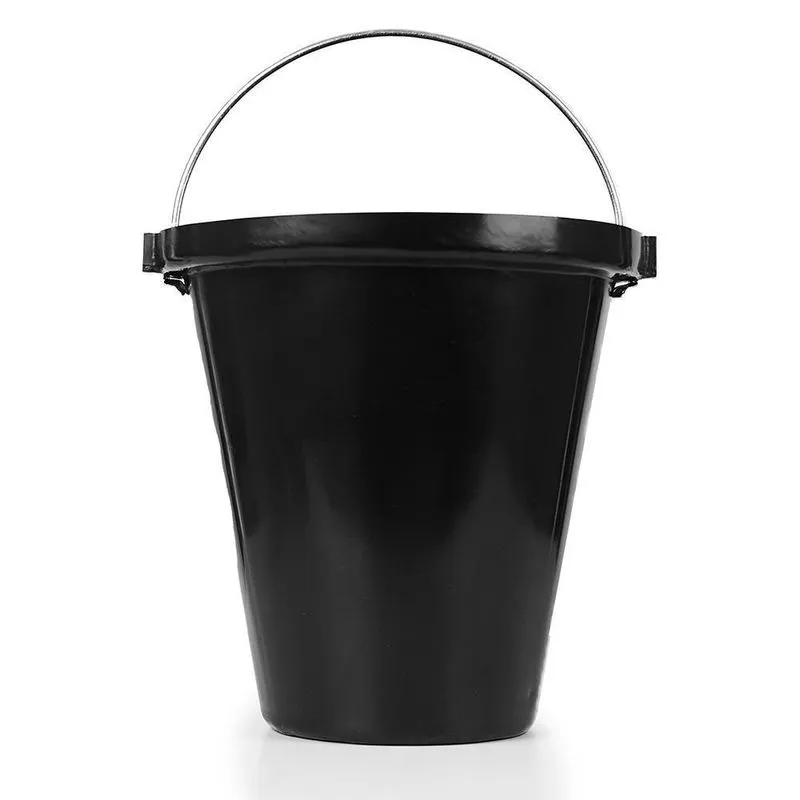 Balde Industrial Super Resistente Preto - Produção Ecologica