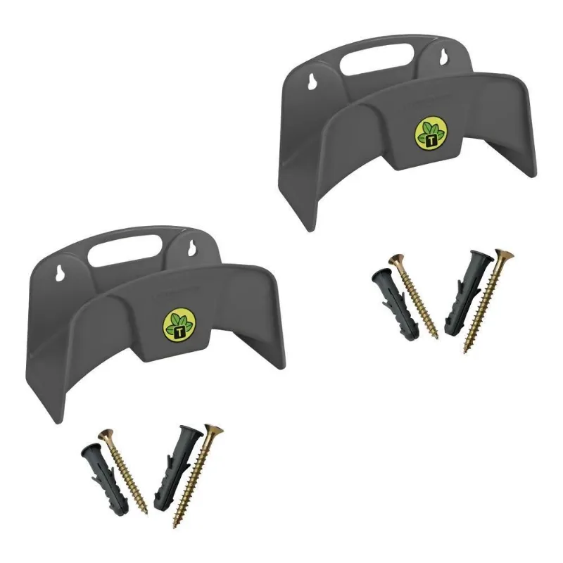 Kit C2 Suporte De Mangueira De Parede Fixo Tramontina Pro