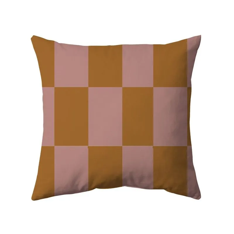 Almofada Oxford 43x43cm Xadrez A - Tecelagem Damata