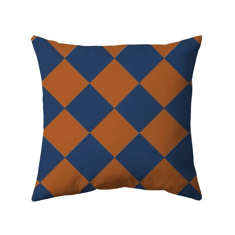 Almofada Oxford 43x43cm Listras E - Tecelagem Damata