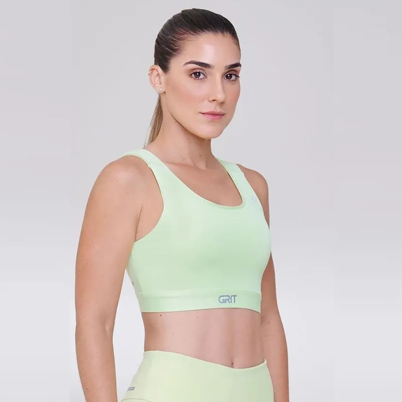 Top Reto Com Bojo Authen Bossa Grit Academia M. / verde