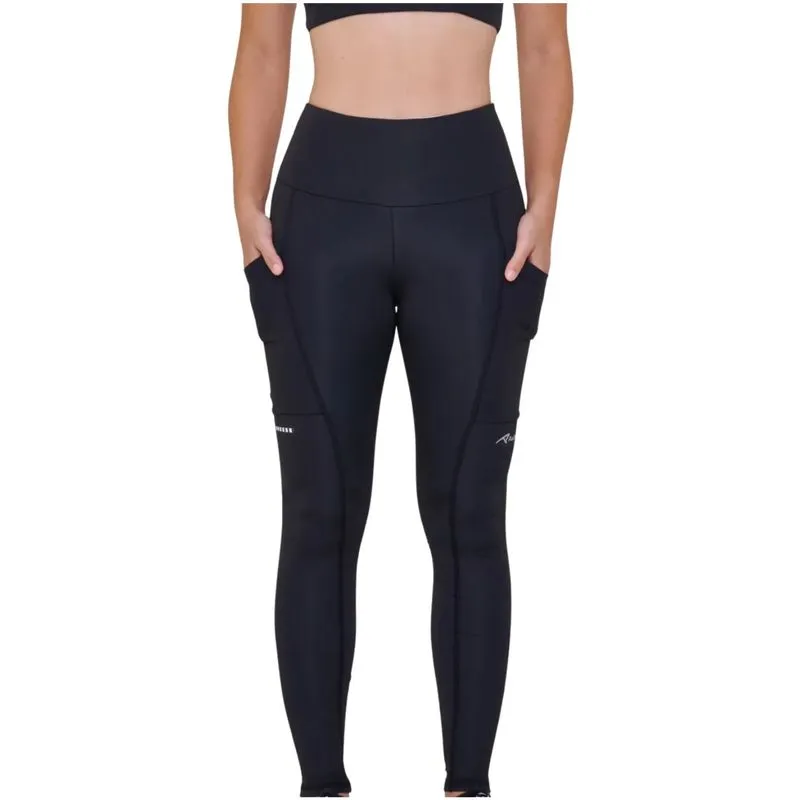 Legging Authen Essential Run Stamina 3 Bolsos GG / Preto