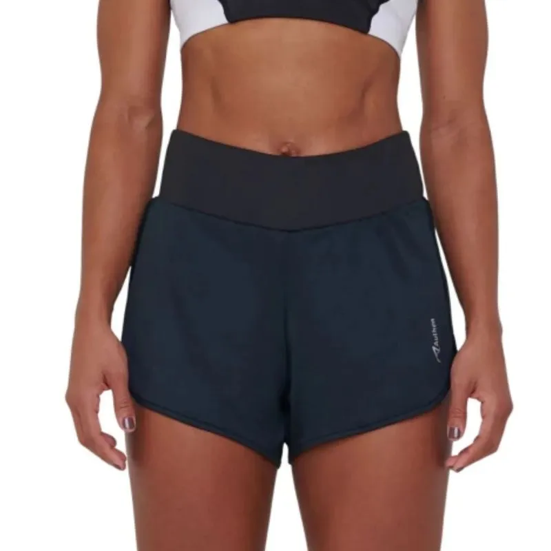 Short Bermuda Authen Essential Run Agility Feminino G / Preto