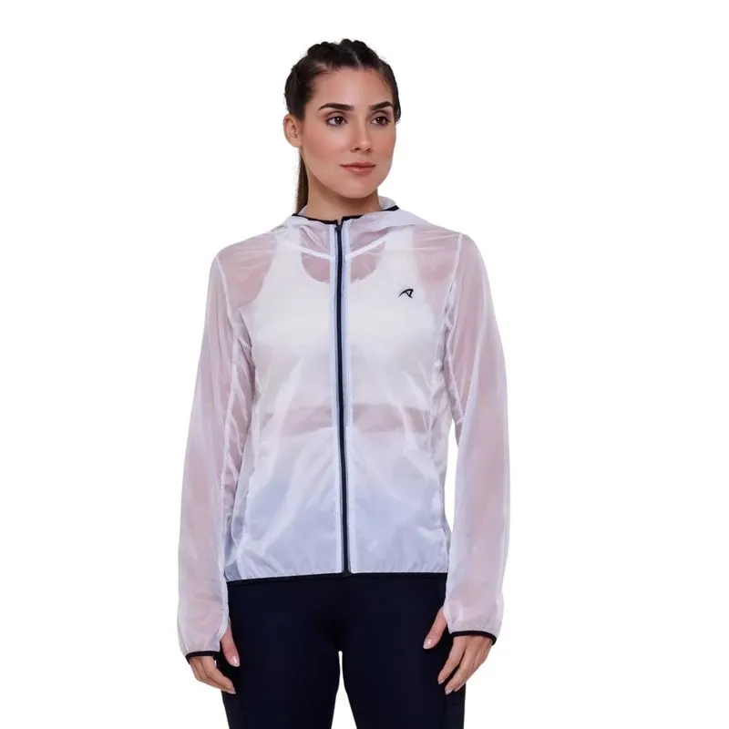Corta Vento Authen Cloud Corta Vento Resistente à Água Feminino M / Branco