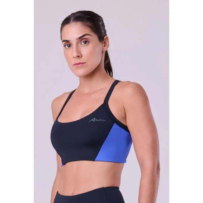 Top Essential Run Nadador Flight Ind Authen Preto/Azul/Verde
