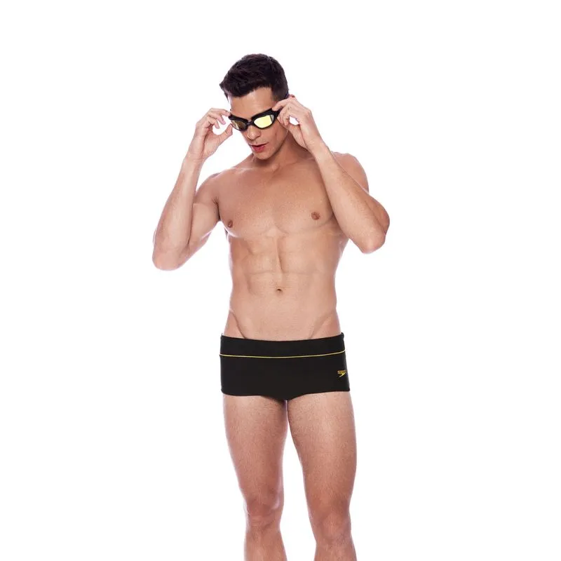 Sunga Tradicional Line - PRETO AMARELO OURO M
