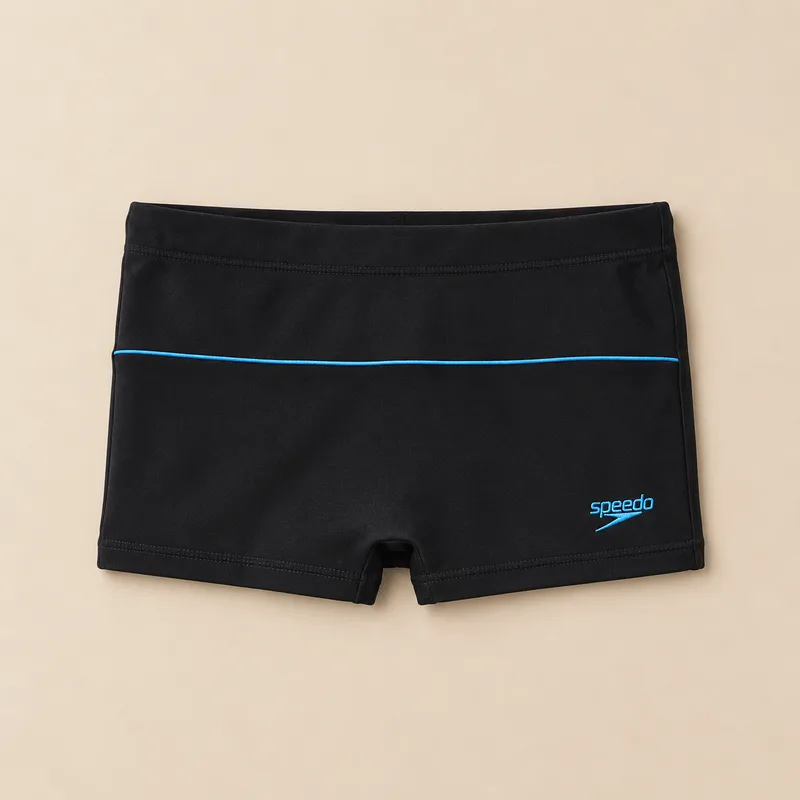 Sunga Boxer Line - PRETO AZUL COBALTO M