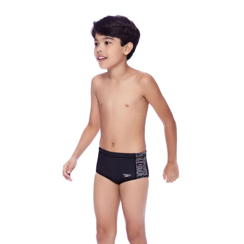 Sunga Infantil Tradicional Scrawl Tiger - TIGRE PRETO 10