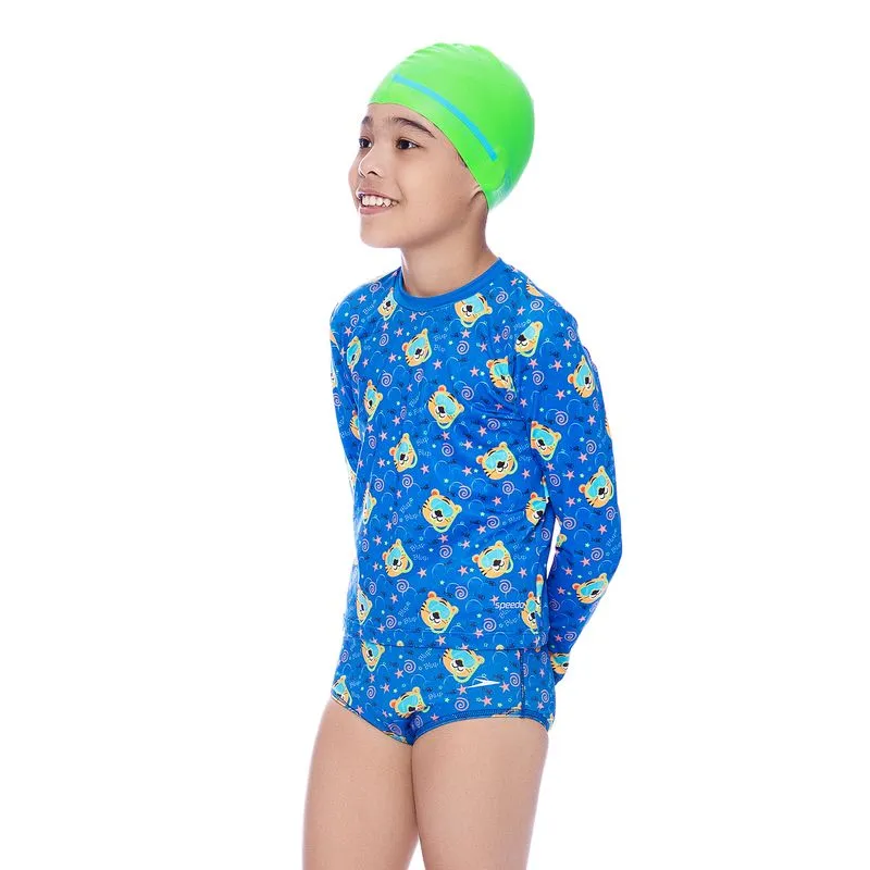 Camiseta Manga Longa Tiger Under the Sea - TIGRE AZUL COBALTO 6