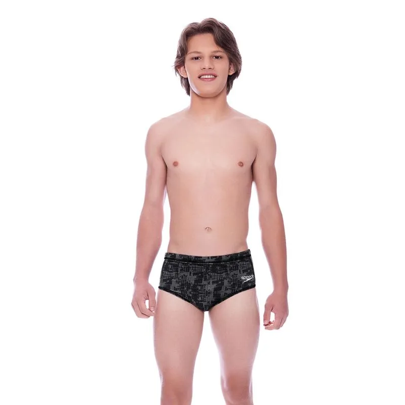 Sunga Junior Tradicional Graphic - PRETO 16