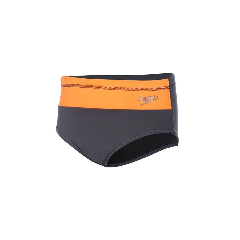 Sunga Junior Tradicional Color Block - GRAFITE APRICOT 12