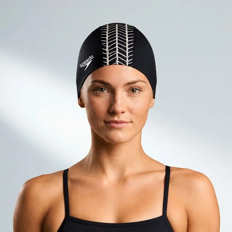 Touca de natação Xtrafit Premium Cap - PRETO ÚNICO / Preto