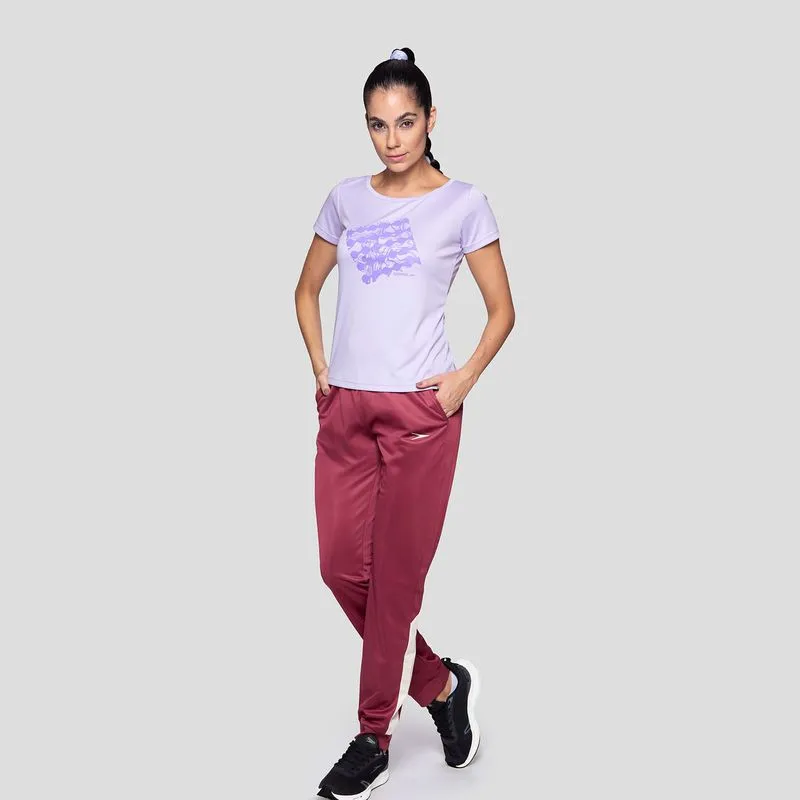 Camiseta Feminina Textura - LAVANDA GG2