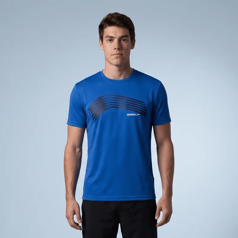 T-SHIRT MASCULINA ZIG - AZUL ROYAL GG2