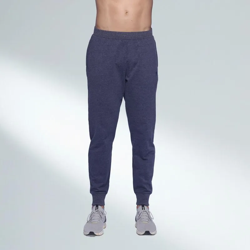 CALÇA MASCULINA TREINO - MESCLA MARINHO GG