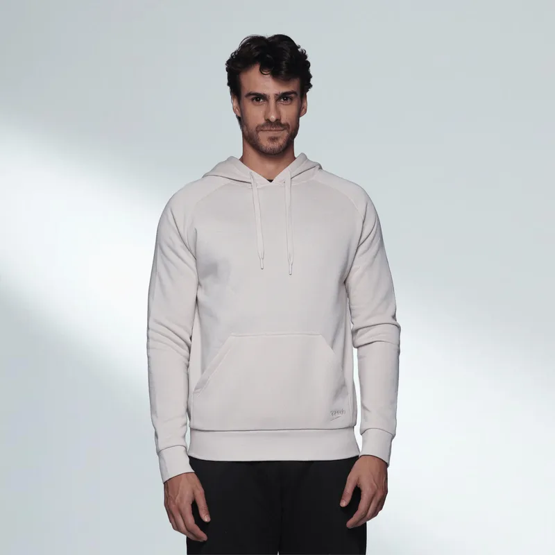 BLUSÃO MASCULINO SLIM BÁSICO - BAUNILHA GG