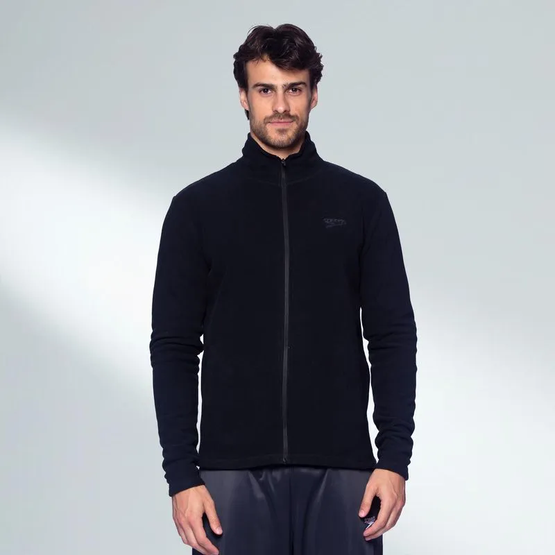 JAQUETA ACTIVE FLEECE MASCULINA - PRETO P